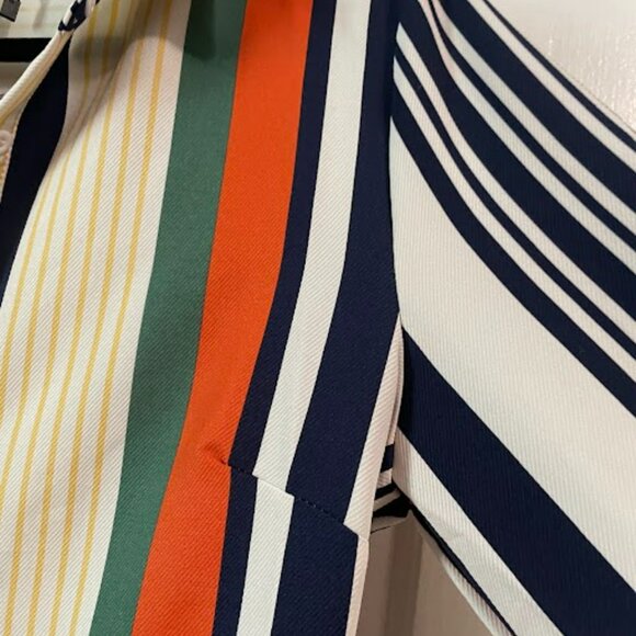 Sovogue Belted Stripe Dress - Picture 5 of 5